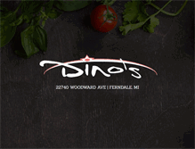 Tablet Screenshot of dinoslounge.com